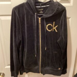 Calvin Klein Black Jacket with Gold Details